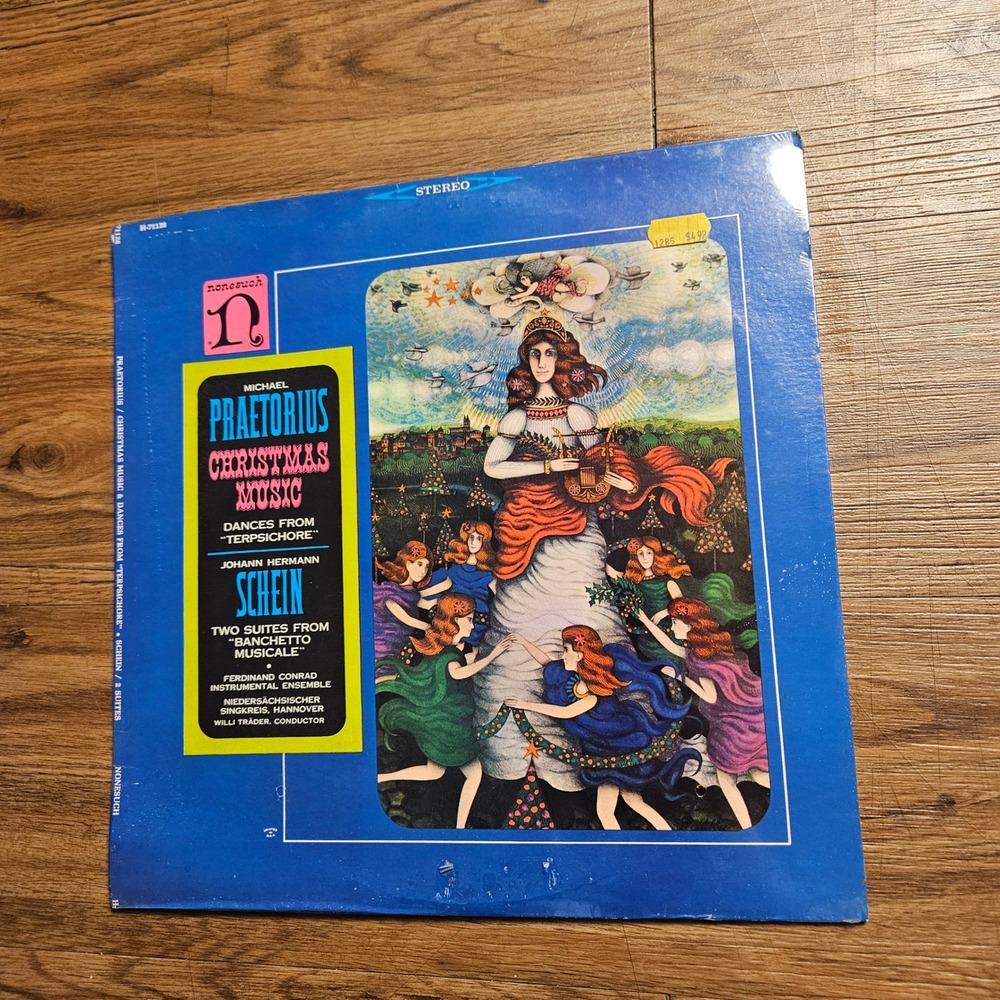 Praetorius / Schein – Christmas Music 2 Suites‎ 1966 Nonesuch H-71128 Sealed NOS